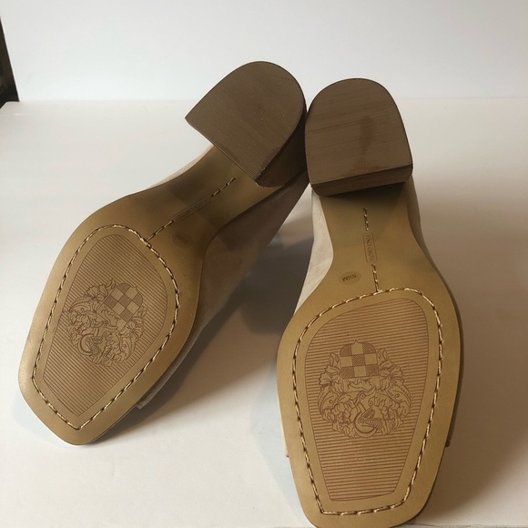 Vince Camuto Block Heels Lace Up Size 5.5 - Picture 5 of 6